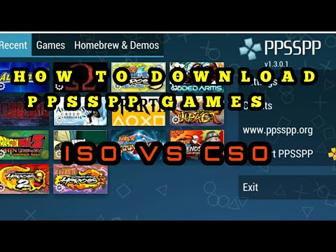 cso games for ppsspp